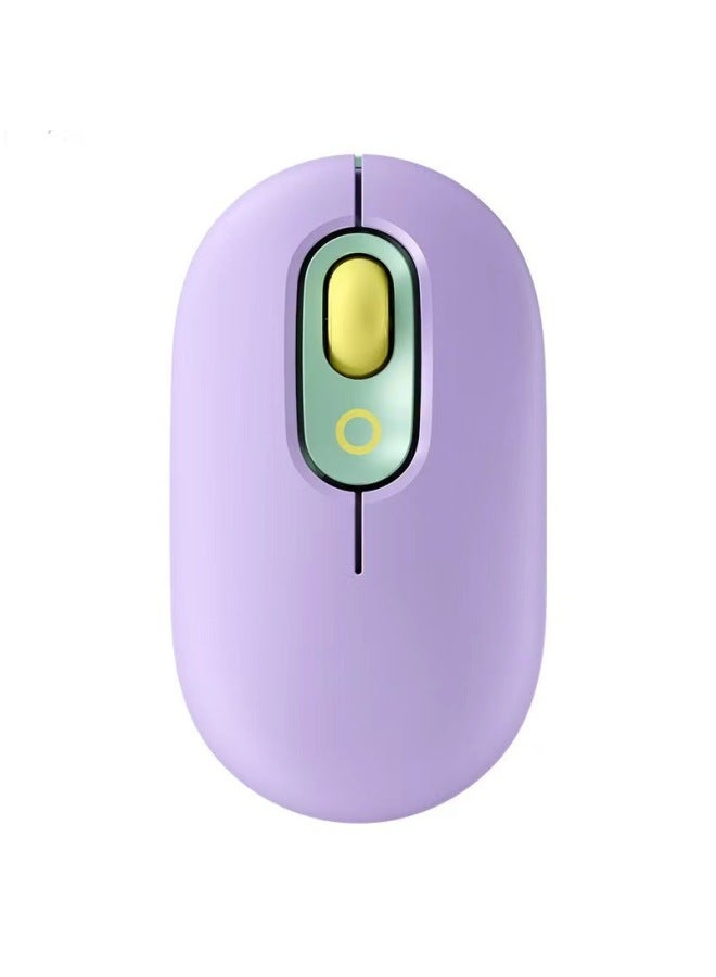Pop Mute Wireless Mouse Laptop Desktop Computer Office Home Spot Game Mouse-Specifications:Red - Image 3