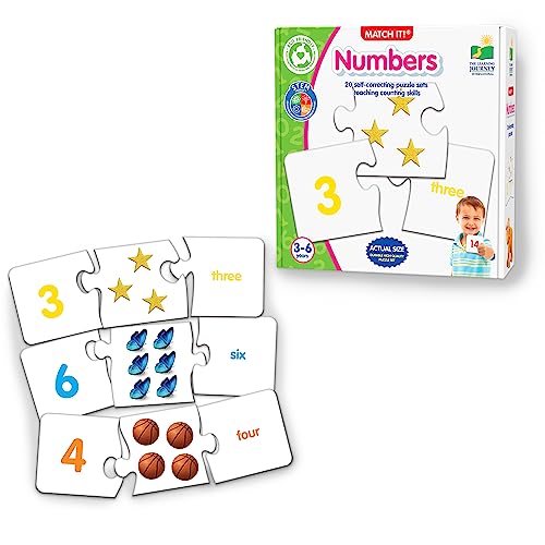 The Learning Journey Match It Numbers SelfCorrecting Number Counting Puzzles Multicolor 116432 - Image 1