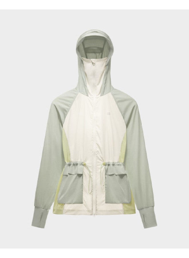 Bananain Workwear Style】lusi's Same Style 503uvp Ice Silk Sun Protection Jacket For Women - Lightweight, Breathable, Waist-cinching & Slimming - Image 1