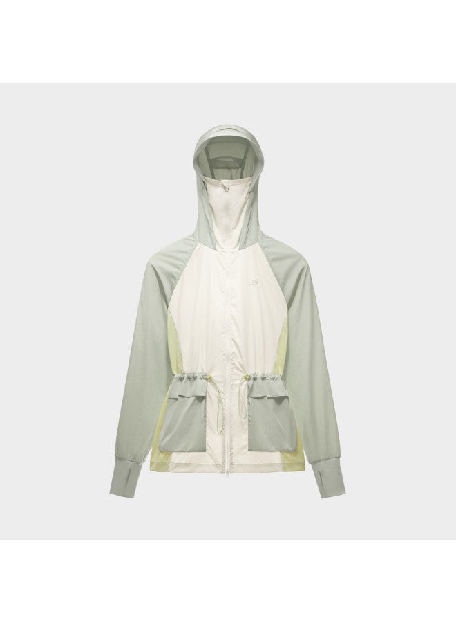 Bananain Workwear Style】lusi's Same Style 503uvp Ice Silk Sun Protection Jacket For Women - Lightweight, Breathable, Waist-cinching & Slimming - Image 3