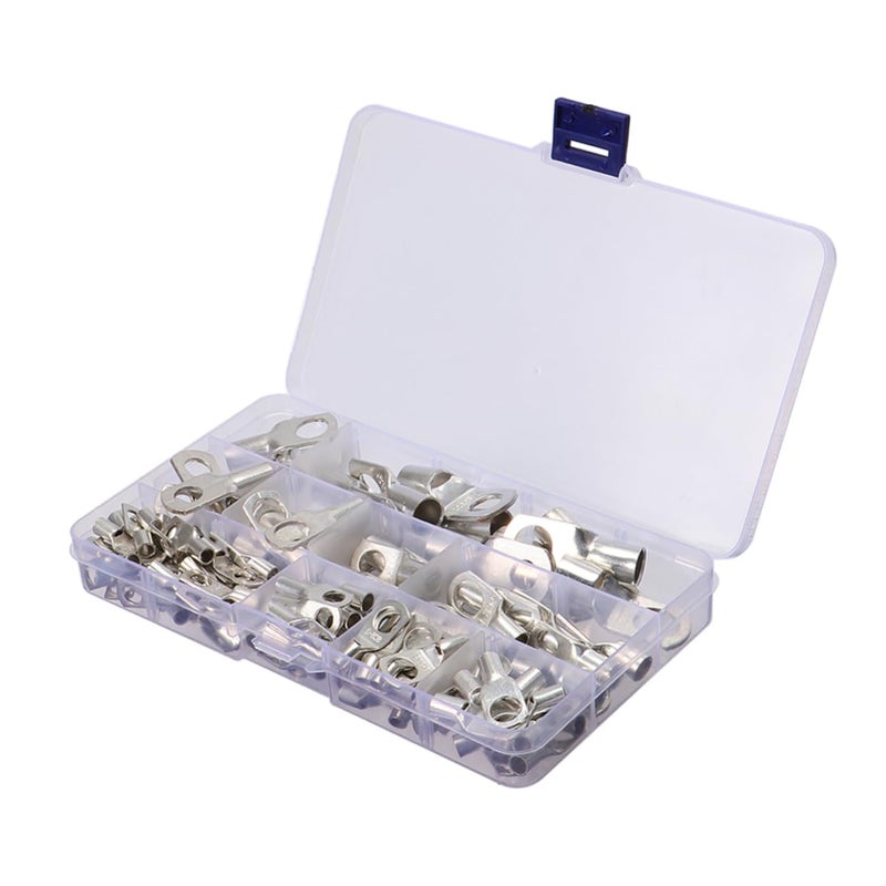 طقم صندوق طرفي نحاسي 120 قطعة موصلات طرفية للبطارية موصلات أسلاك للاستخدام - Image 1