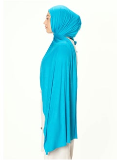 Perfectory PERFECTORY Soft Stretch Jersey Hijabs, Effortless Style and Comfort, Curated Collection- Turquoise  - Image 2