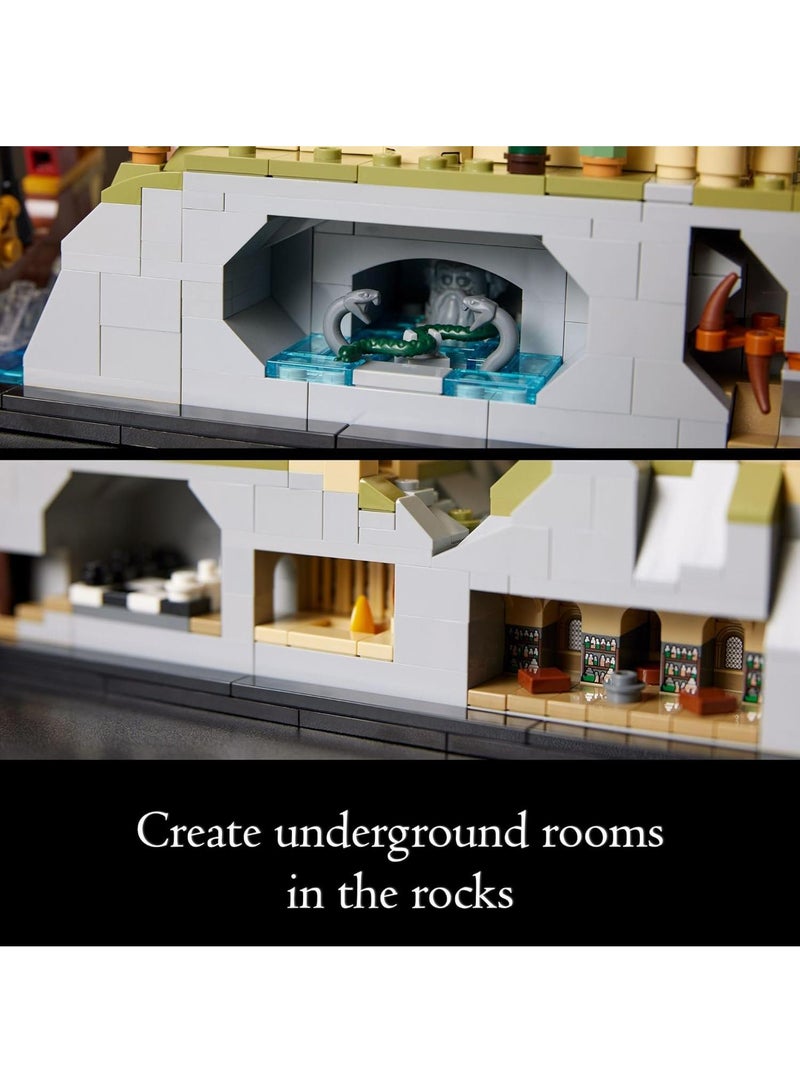 Y&D Harry Potter Hogwarts Castle and Grounds Building Set, Display Model Gift Idea for Adults, Collectible Playset to Celebrate Harry Potter Birthday - Image 4