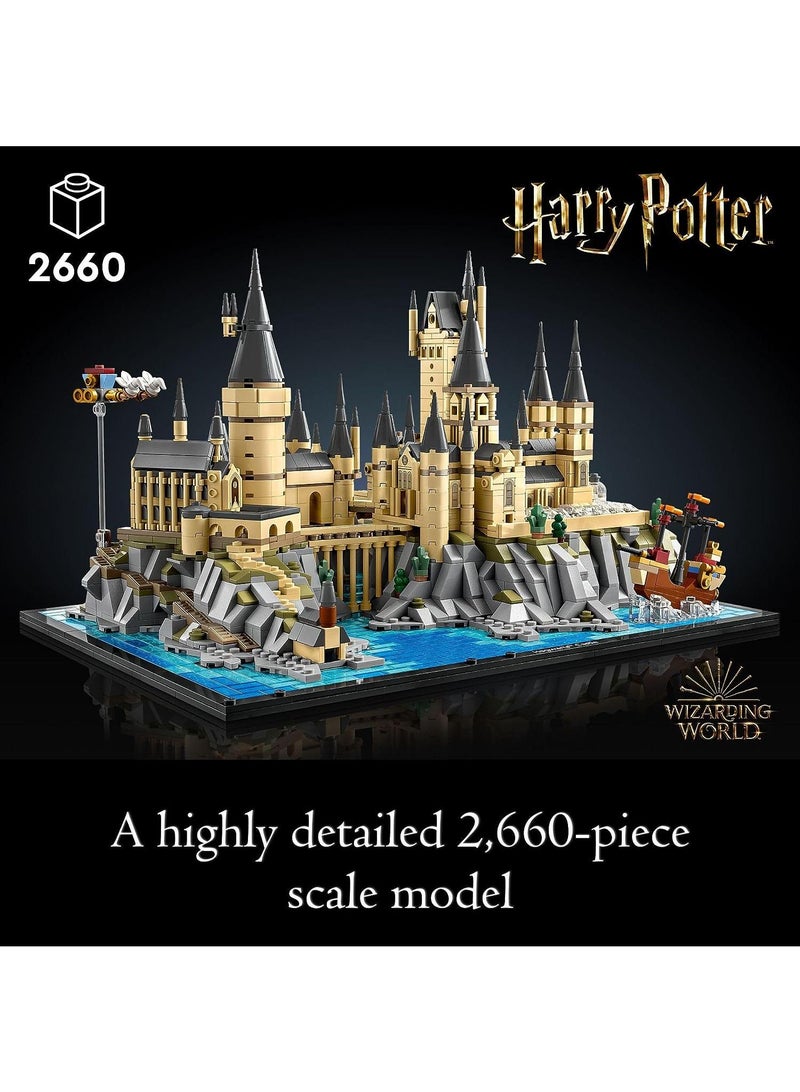 Y&D Harry Potter Hogwarts Castle and Grounds Building Set, Display Model Gift Idea for Adults, Collectible Playset to Celebrate Harry Potter Birthday - Image 2