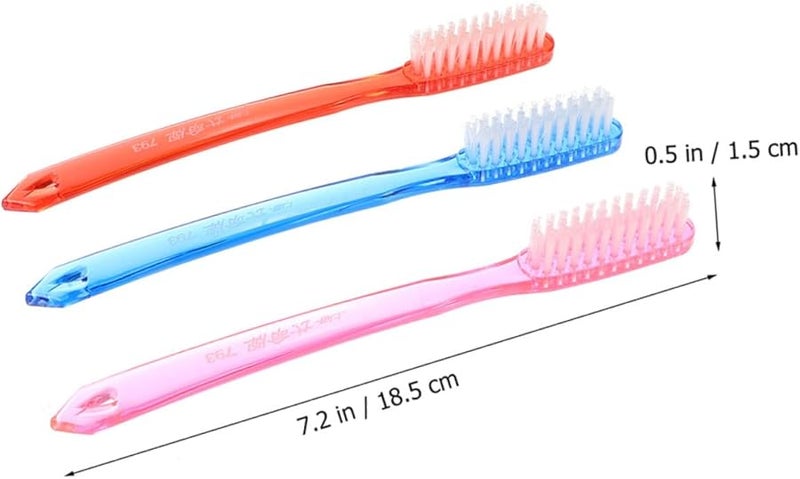 10Pcs Travel Toothbrushes Hard Bristle Portable Manual Teeth Cleaners For Adults Camping Hiking - Image 5