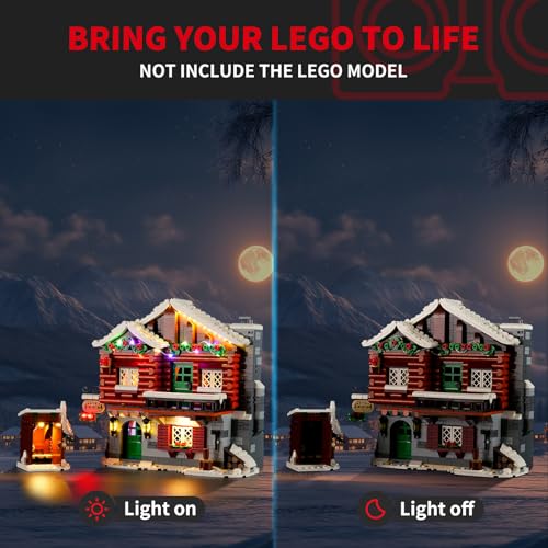BRIKSMAX 20 Light Kit for Alpine Lodge Innovative LED Lighting Compatible with Lego Icons 10325 - Image 5