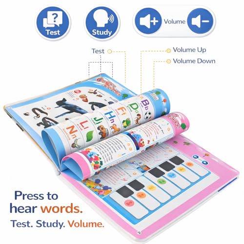 Braintastic Interactive English Word Sound Book for Kids | Talking Musical Learning Book with 13 Themes and 300 Plus Words | Educational Sound Book for Toddlers Age 3 Years and Above - Image 5