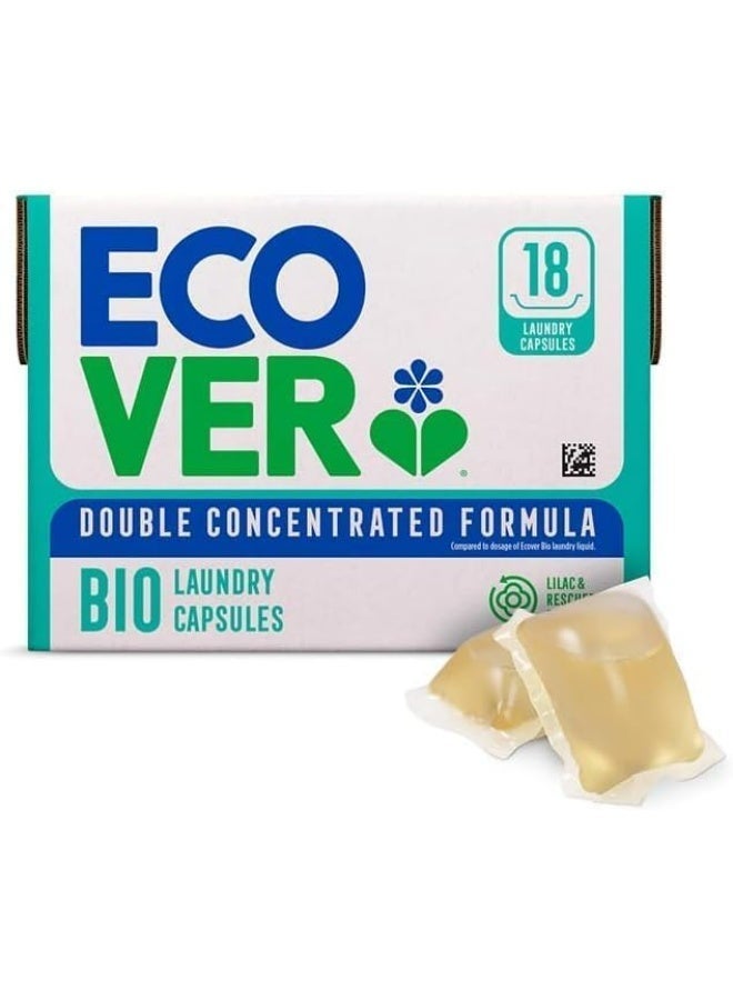 Ecover Bio Laundry Pods – Lilac & Rescued Rose (18 Pods) - Image 3
