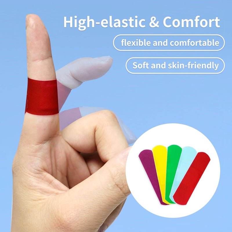 Idealplast Pack of 150PCs 3INX075IN Colorful Adhesive Bandages First Aid - Image 4