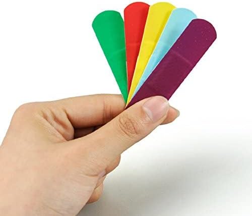 Idealplast Pack of 150PCs 3INX075IN Colorful Adhesive Bandages First Aid - Image 2