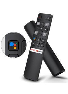 Generic Introducing the Enhanced Voice Control Remote for TCL Android TVs Upgrade Your Experience with the RC802V. Unlock the Power of Google Voice Functionality, Complete with Dedicated Buttons for Seamles  - Image 1