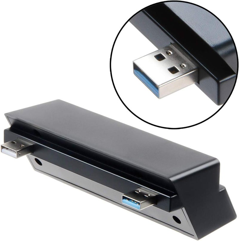 في اس اي اي ار 5 منفذ USB HUB لجهاز PS4 Slim فقط، USB 3.0/2.0 شاحن عالي السرعة ومقسم تحكم وموسع لجهاز PS4 Slim - Image 5