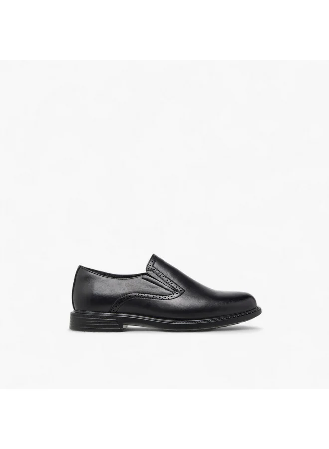DUCHINI Men's Textured Slip-On Loafers
