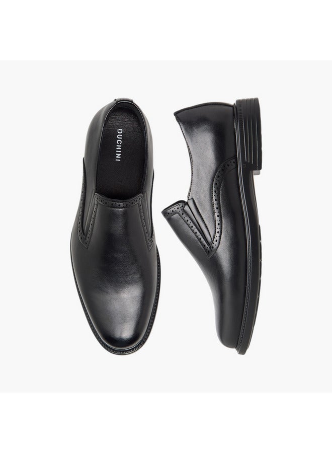 دوتشيني لوفرز رجالي بنقشة جلد الثعبان - Image 3