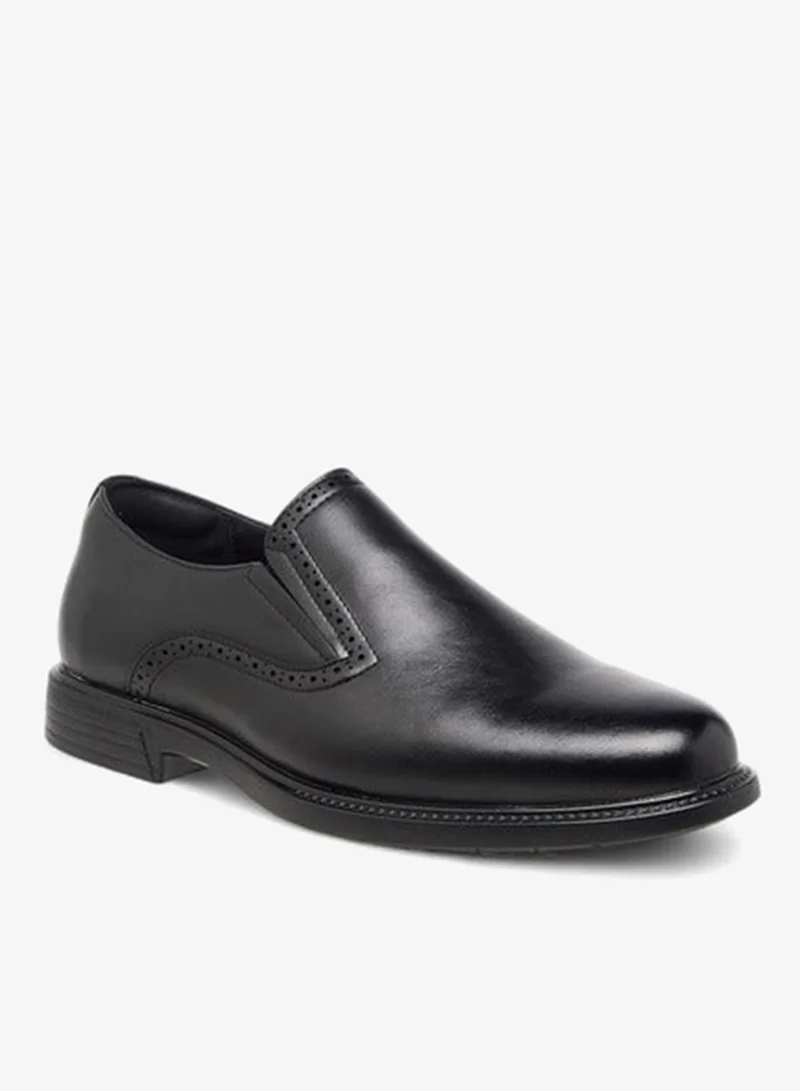 DUCHINI Men's Textured Slip-On Loafers