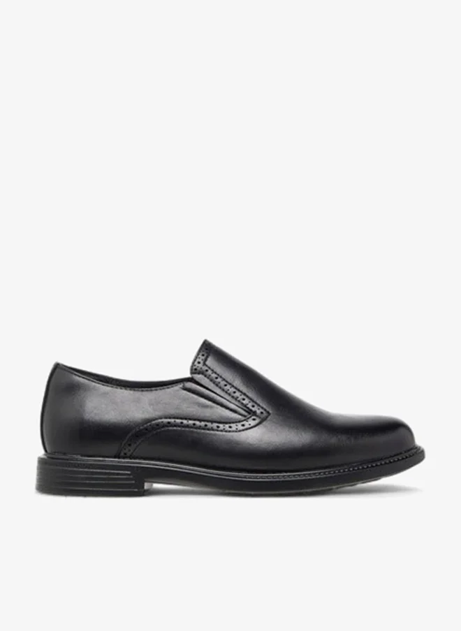 DUCHINI Men's Textured Slip-On Loafers