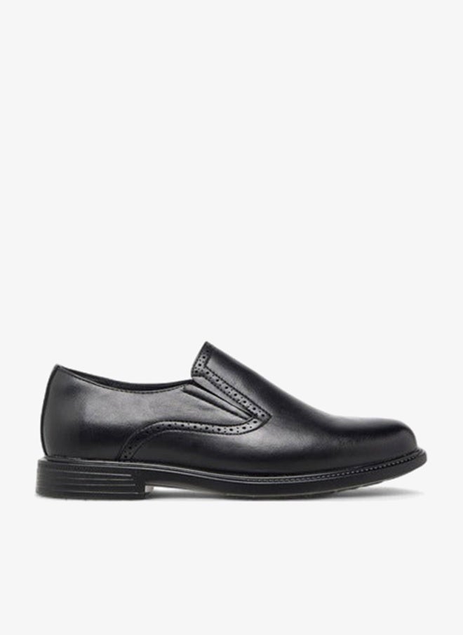 DUCHINI Men's Textured Slip-On Loafers - Image 1
