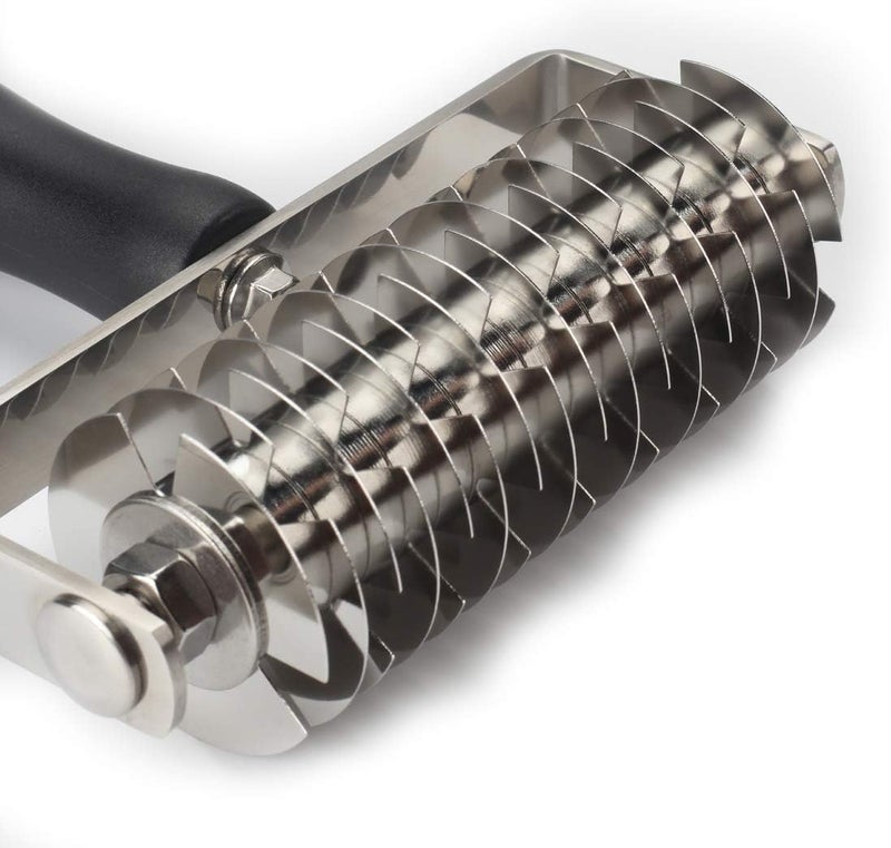 VINMEN AMPSEVEN Pastry Lattice Roller Cutter  Professional Stainless Steel Dough Lattice for Pie Pizza Bread beef wellington Pastry Crust Roller Cutter - Image 3