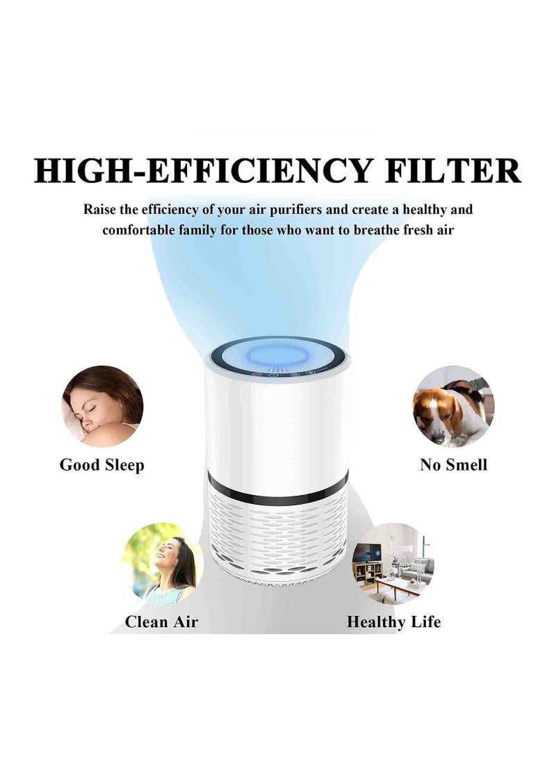 Replacement Filter for LEVOIT LV-H132 Air Purifier Replacement Filter, H13 True HEPA Filter, High-Efficiency Activated Carbon 2Pack