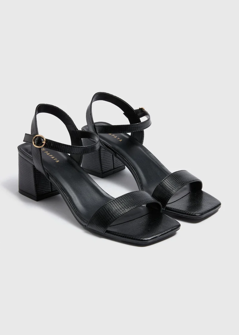 Matalan Black Block Heels