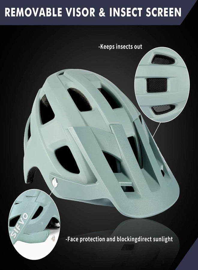 SIFVO Bike Helmet, Bike Helmets for Men and Women, Mountain Bike Helmet with Visor Helmets for Adults to Youth Bicycle Helmet Road Bike Helmet Safe and Comfortable 54-62cm【M/L】 - Image 3
