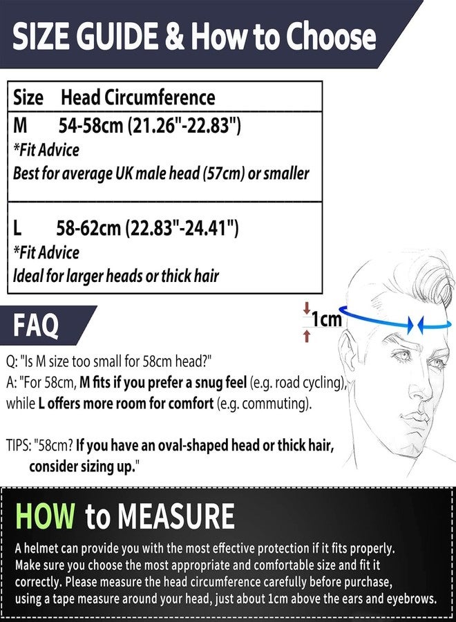 SIFVO Bike Helmet, Bike Helmets for Men and Women, Mountain Bike Helmet with Visor Helmets for Adults to Youth Bicycle Helmet Road Bike Helmet Safe and Comfortable 54-62cm【M/L】 - Image 2