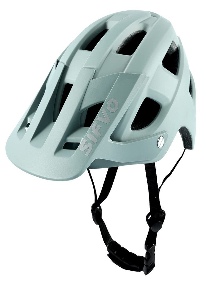 SIFVO Bike Helmet, Bike Helmets for Men and Women, Mountain Bike Helmet with Visor Helmets for Adults to Youth Bicycle Helmet Road Bike Helmet Safe and Comfortable 54-62cm【M/L】 - Image 1