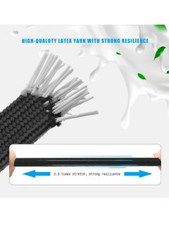 Oasisgalore Black Adjustable Bungee Cords with Hooks Set for Moving Heavy Duty Cargo (4 Pack)  - Image 2