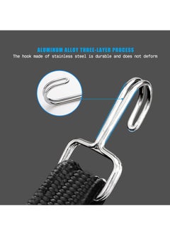 Oasisgalore Black Adjustable Bungee Cords with Hooks Set for Moving Heavy Duty Cargo (4 Pack)  - Image 3