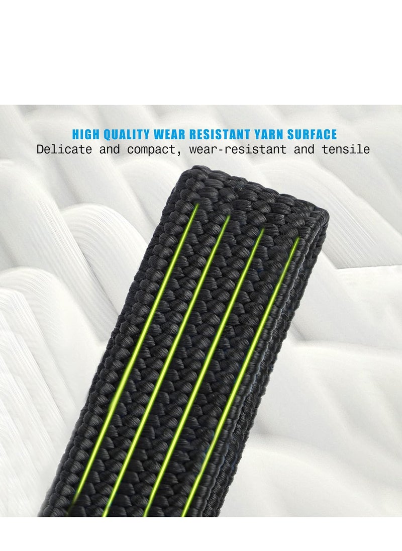 Oasisgalore Black Adjustable Bungee Cords with Hooks Set for Moving Heavy Duty Cargo (4 Pack)  - Image 4