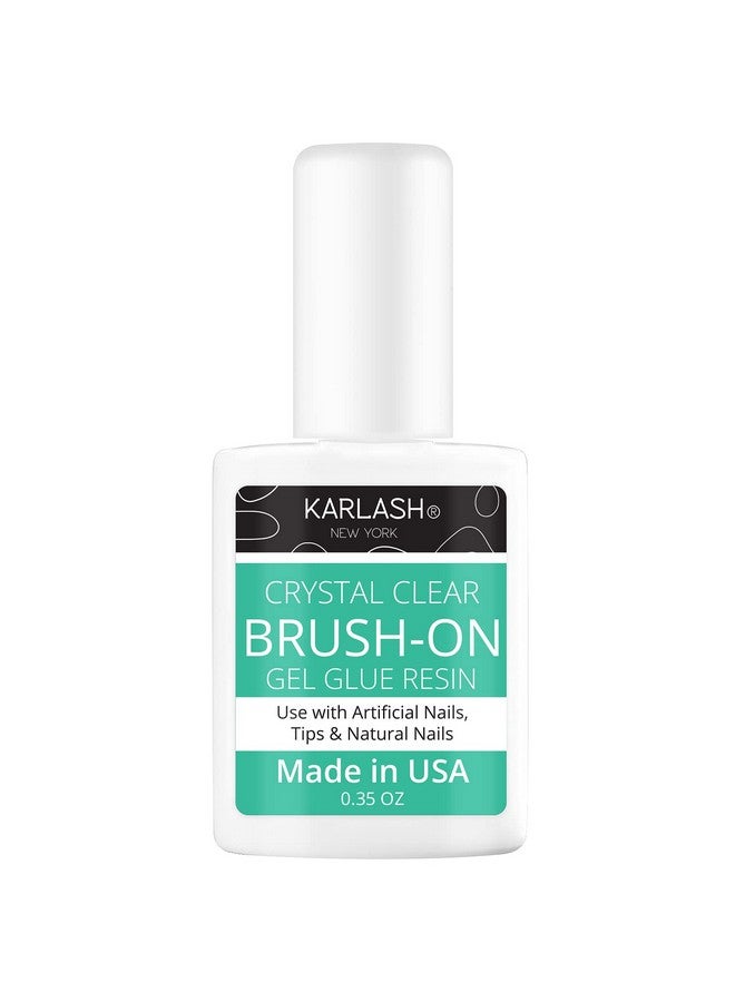 Karlash Super Strong Brush On Nail Glue For Acrylic Nails And Press On Nails Nail Bond Nail Glue Adhesive Perfect For False Acrylic Nail Art Glitter Gems White Clear Tip (1 Piece) - Image 1