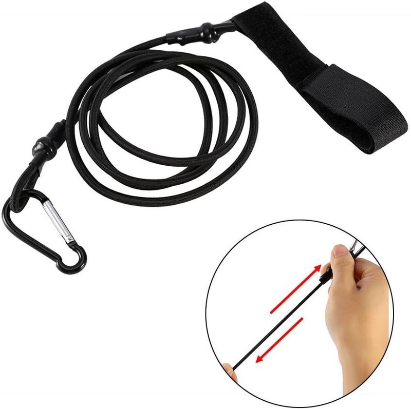 woobles Kayak Paddle Rope, Multifunctional Elastic Kayak Paddle Leash Rope Cord Rod and Gear Leash Strap - Image 3