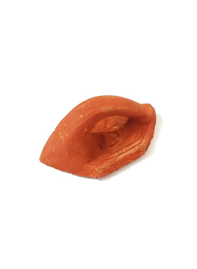 RKD Enterprises Terracotta Best Natural Pumice Stone Foot Scrubber Handmade Organic Clay eco Friendly Dead Skin Remover Women Men Unisex Foot Heel Filer Scraper (Brown) - Image 2