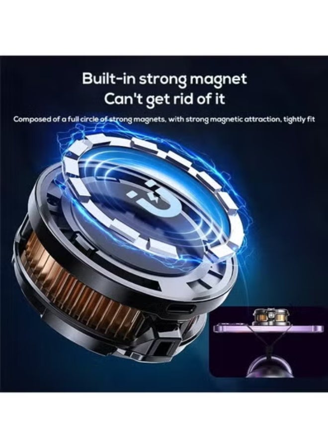 Memo Mobile Phone Cooler for Game Fan PUBG, Designed iPhone 12/13 Series, Live Streaming and Vlog, Semiconductor Heatsink Without Noise iOS Android, ipad Tablet - Image 5