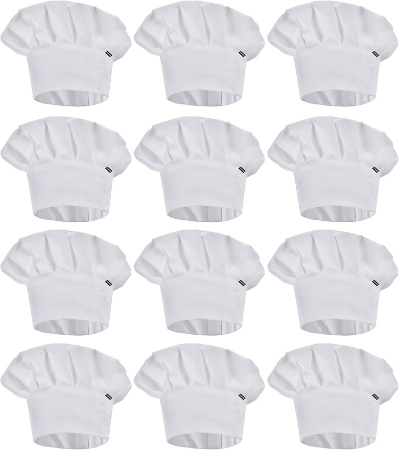 ESHATO Kids Chef Hat, Poly-Cotton Kitchen Cooking Cap for Children - Image 1