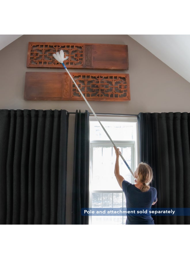 أنجر منفضة ريش مايكروفايبر بمقبض مبطن مانع للانزلاق أزرق وأبيض 6 x 14 x 40.89 سم 989400 - Image 4