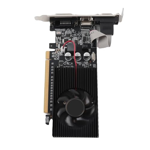 Naroote Low Gpu Computer Video Card Graphics CardGraphics Card 589MHz 1000MHz 2560x1600 Gaming Graphics Card for HD Multimedia Interface DVI VGA Interface GT210 1GD3 64BIT - Image 1