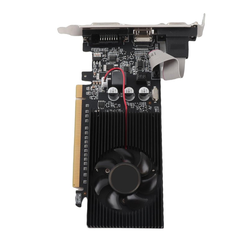 Naroote Low Gpu Computer Video Card Graphics CardGraphics Card 589MHz 1000MHz 2560x1600 Gaming Graphics Card for HD Multimedia Interface DVI VGA Interface GT210 1GD3 64BIT - Image 2