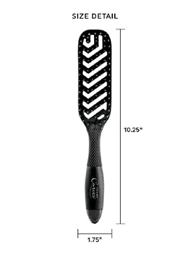 Cricket Curves Vent Hair Brush For Blow Drying And Styling Antistatic Nylon Bristle Hairbrush For Long Short Thick Thin Curly Straight Wavy All Hair Type  - Image 4
