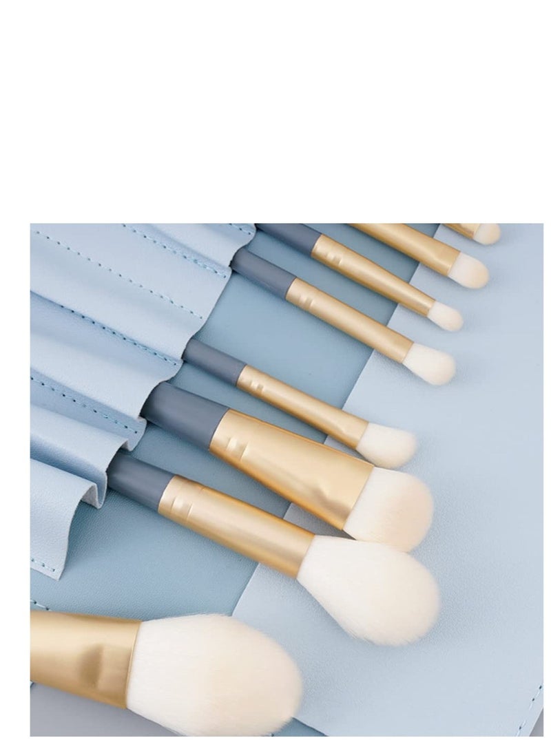 Excefore 10 Pack  Makeup Brushes, Professional Premium Synthetic Makeup Brushes, Foundation Eye Shadow Blush Concealer Brush, Suitable for Anniversary, or Birthday - Image 5