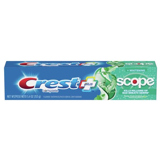 Crest Toothpaste Plus Scope Whitening Minty Fresh (Pack of 3) - Image 2