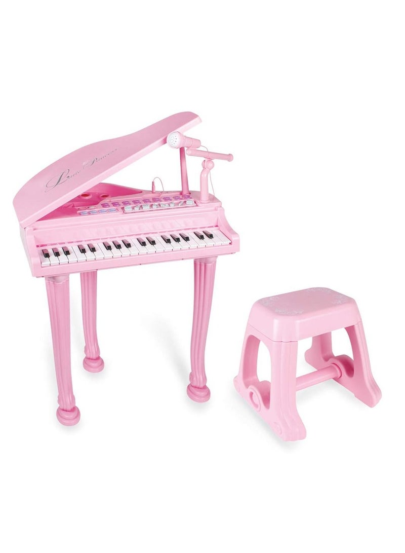 Little Princess Piano With Bench And Microphone 650X430X140 Millimeter - Image 1