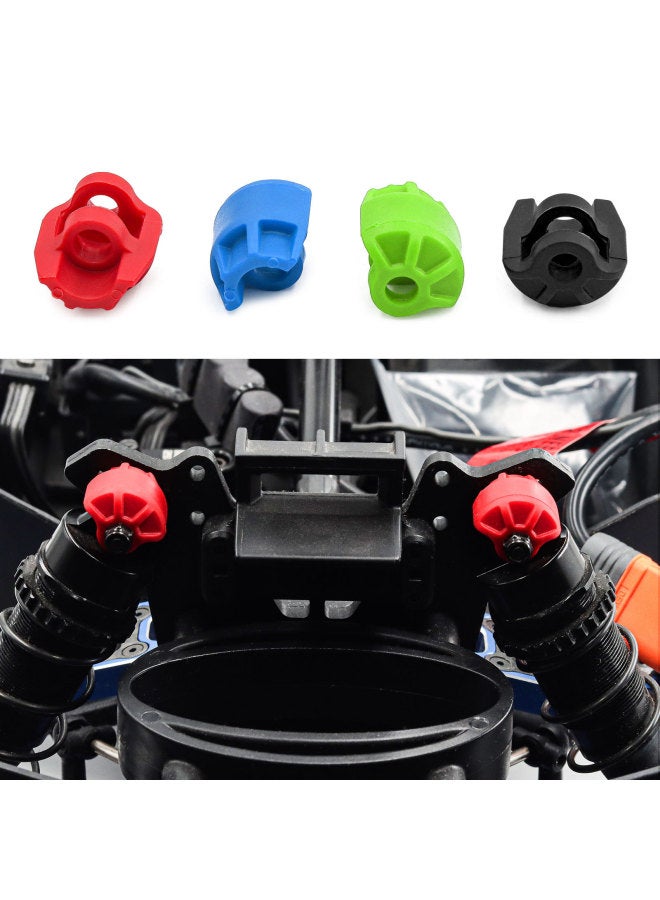 ARRMA 6s Universal Plastic Shock Absorber Cap For 1/7 1/8 Model W204-Color:Black-Proportion:1:8  - Image 2