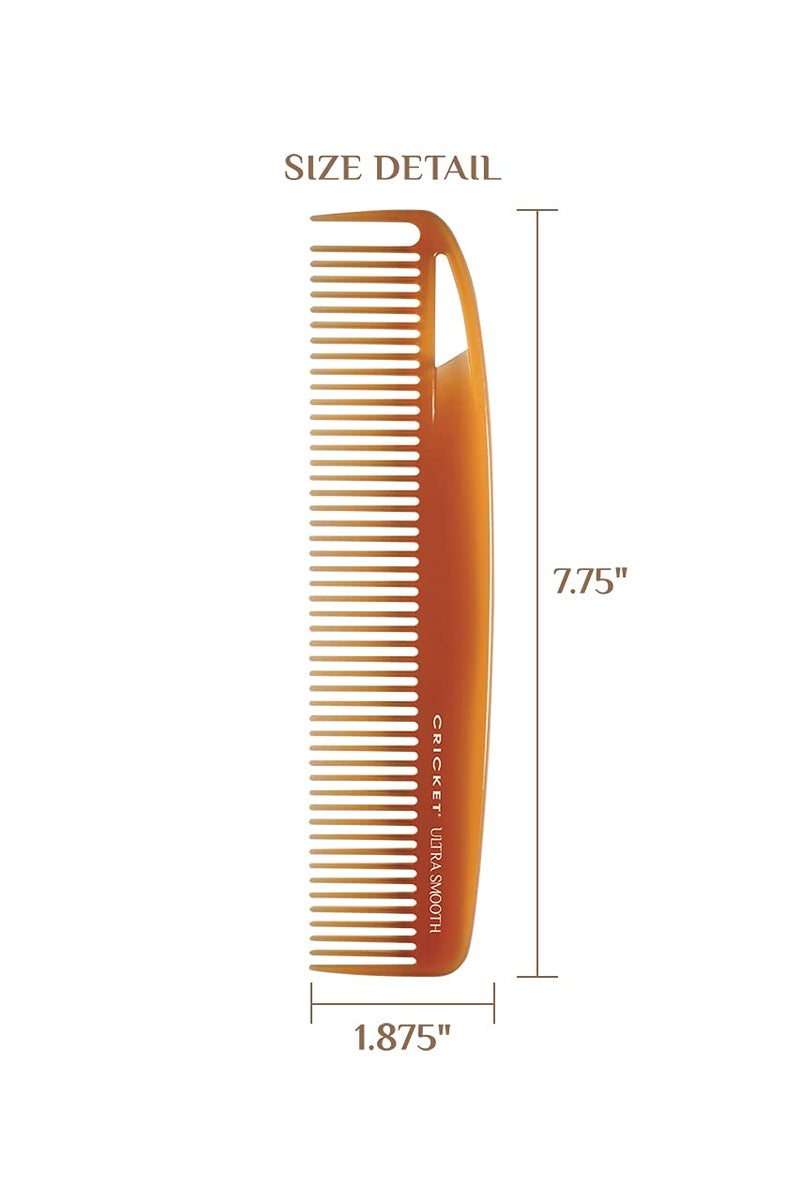 Cricket Ultra Smooth Dressing Comb – Anti-Frizz Hair Comb with Argan & Olive Oils, Keratin Protein Infusion, Medium Tooth Design for Styling, Cutting & Daily Grooming - Image 4