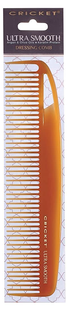 Cricket Ultra Smooth Dressing Comb – Anti-Frizz Hair Comb with Argan & Olive Oils, Keratin Protein Infusion, Medium Tooth Design for Styling, Cutting & Daily Grooming - Image 5