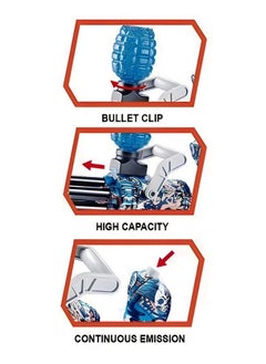 fashionhome Automatic Electric Gun Camouflage Design Splatter Ball Gel Blaster with Water Beads Ball Blaster Eco Friendly Outdoor Activities Team Game for Kids 33.5 x 11 x 16.5 Centimeter  - Image 4