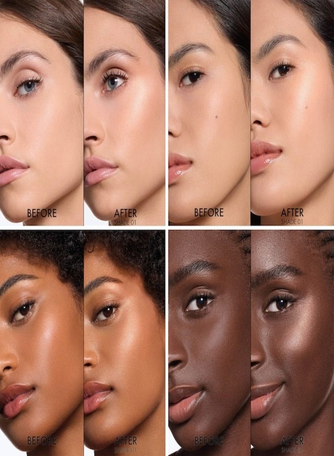 ديور أديكت هايلايتر ديور فوريفر جلو لومينايزر 01 نيود هالو (6 غرام) - بودرة إضاءة متألقة تدوم طويلاً مع لمسة نهائية مرطبة ومشرقة - Image 2