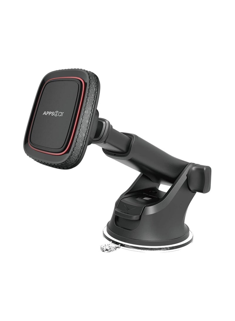 ELTRAZONE Magnetic Strength Suction Cup Car Phone Mount Holder with Adjustable Telescopic Arm - Image 1