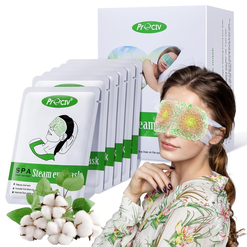 16 Packs Steam Eye MaskWarm Eye Compress for Dry Eyes Sleep MaskHot Auto Heated Eye Masks Relaxing Gifts for Women Moist Heat for Eyes Soothing Eye FatigueDisposable Eye Mask for SPA Essentials