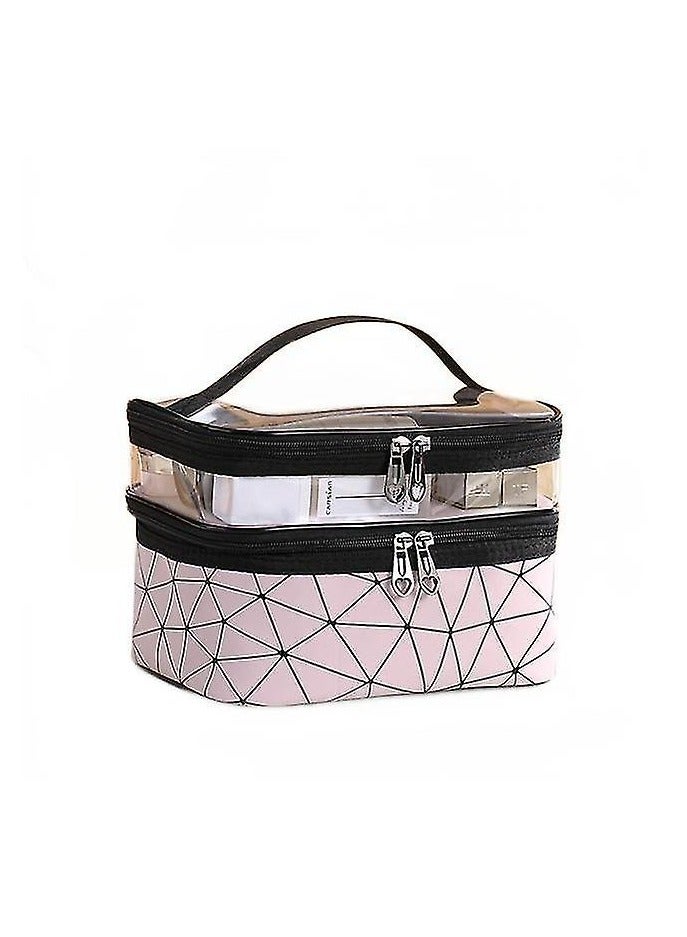 BLOOMING TIME Double Layer Waterproof Cosmetics Bag - Image 1